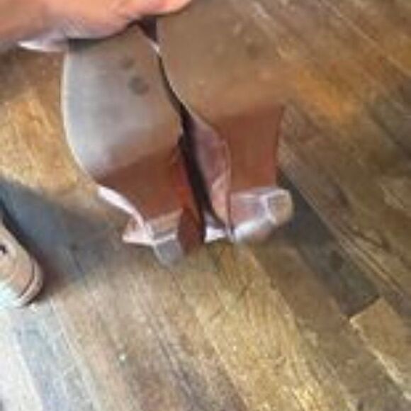 Alfani Brown high heeled leather boots size 7.5 - Picture 3 of 5